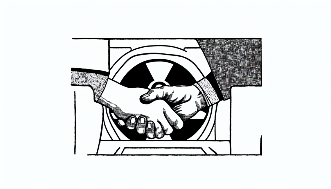 Cronkite AI illustration: Trump States Iran's Uranium Would Transfer to U.S. Under Any Nuclear Deal; Iran Denies the Claim